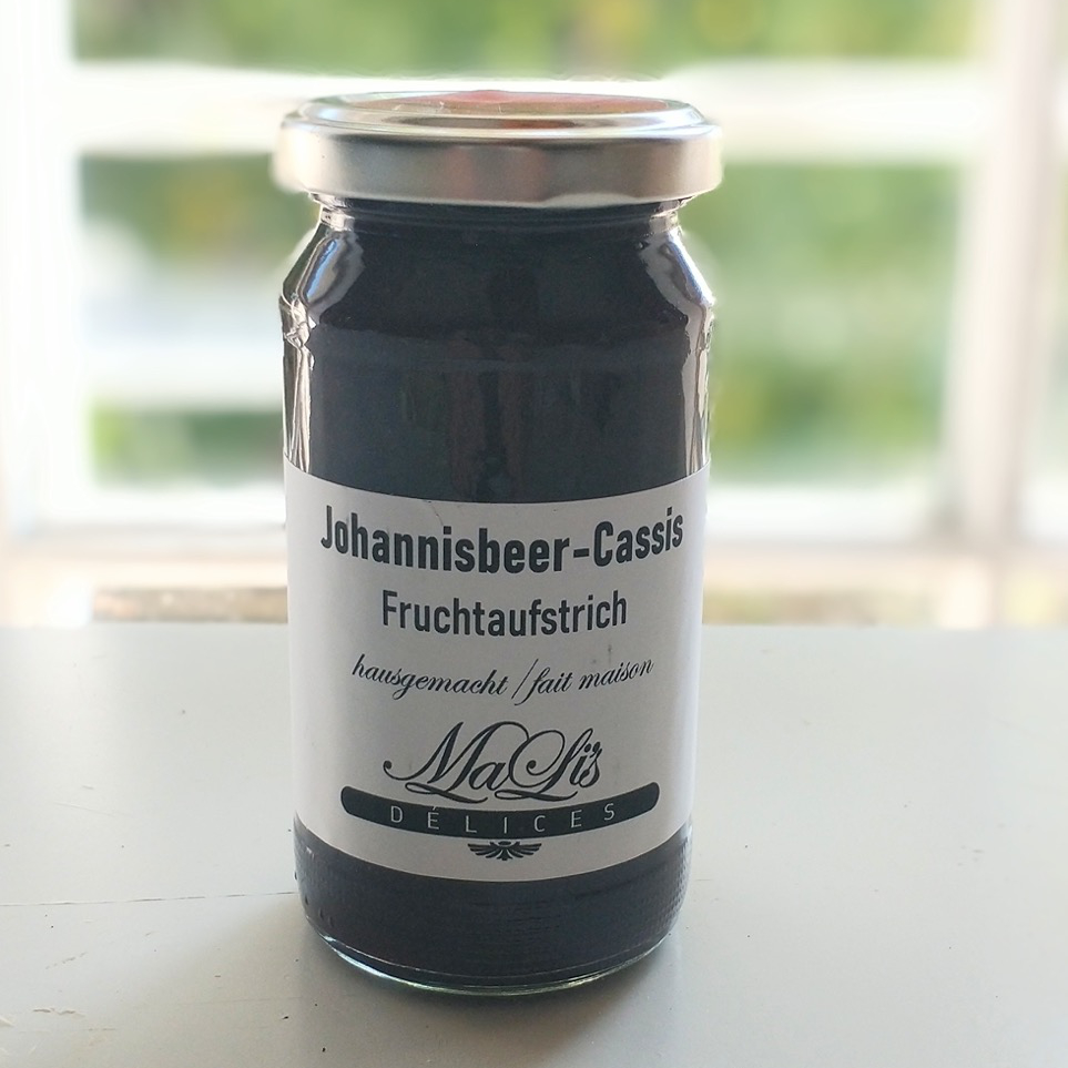 Schwarze Johannisbeere mit Cassis - Likör Gelee